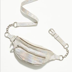 silver Fanny pack